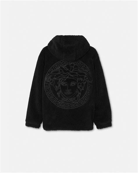 versace pullover|Versace patch embroidery hoodie.